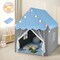 Kids Playhouse Tent with Star Lights and Mat Perfect for Birthday Gift